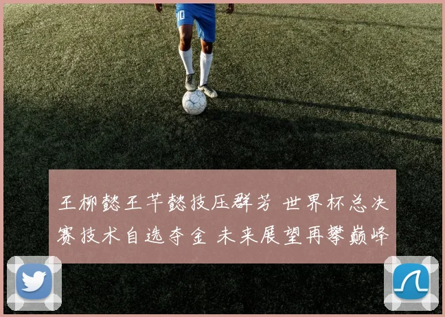 王柳懿王芊懿技压群芳 世界杯总决赛技术自选夺金 未来展望再攀巅峰